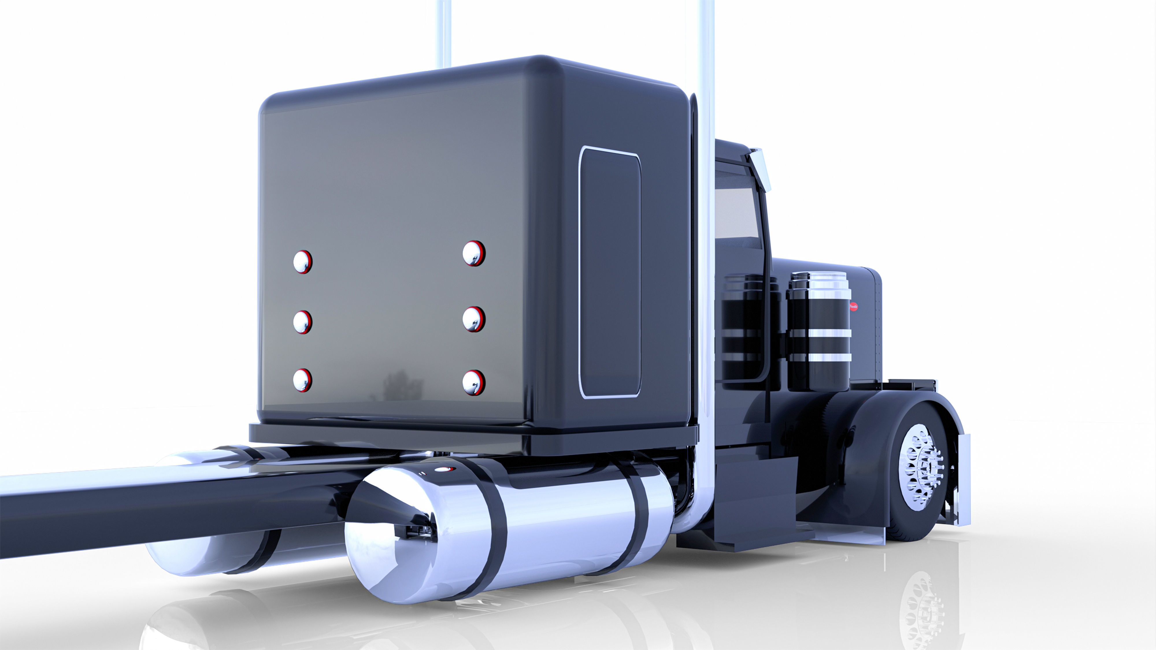 Peterbilt 379 Stretched 3D model_4
