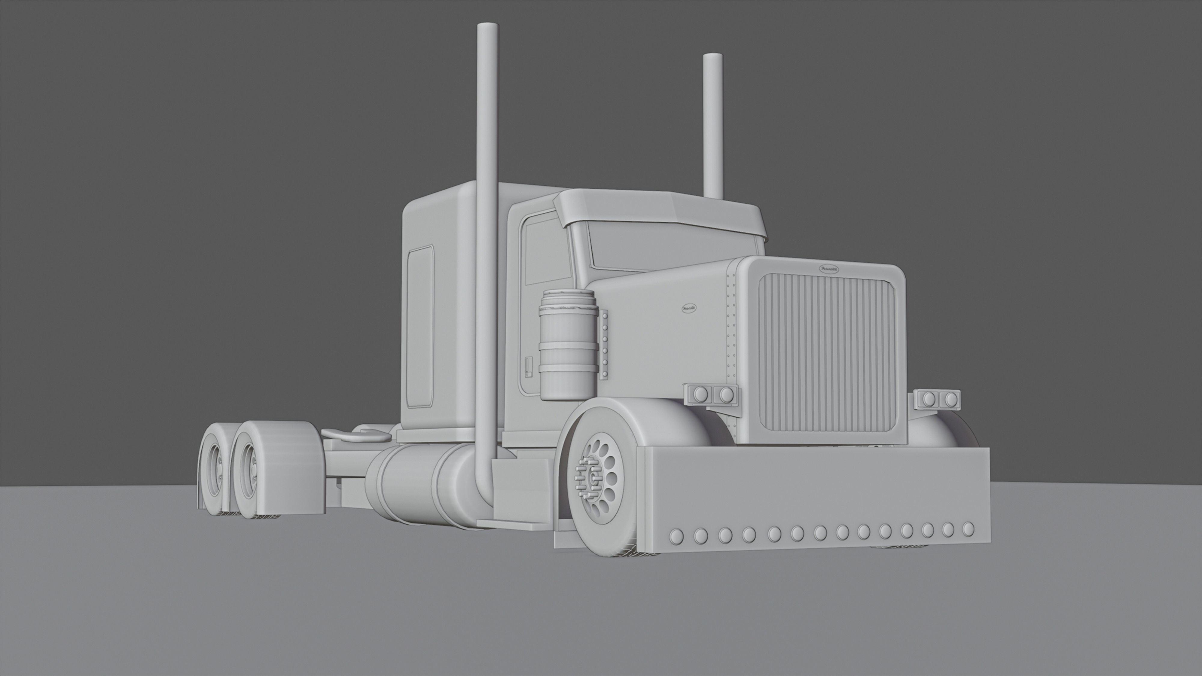 Peterbilt 379 Stretched 3D model_10