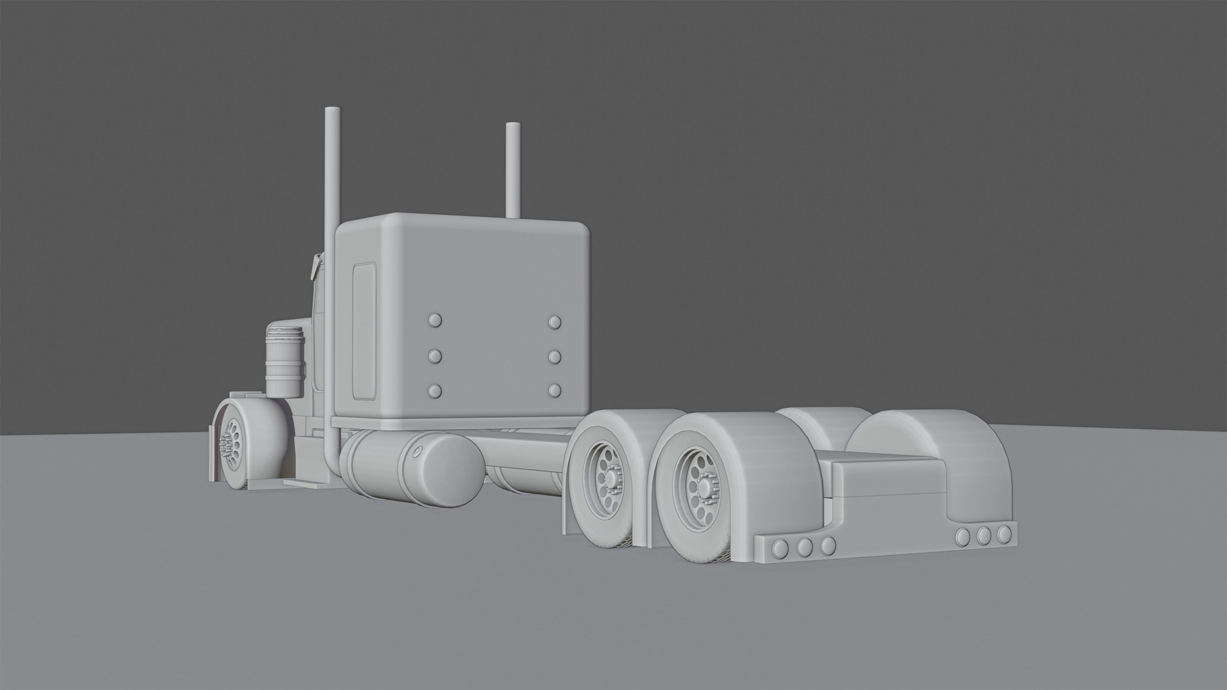 Peterbilt 379 Stretched 3D model_12