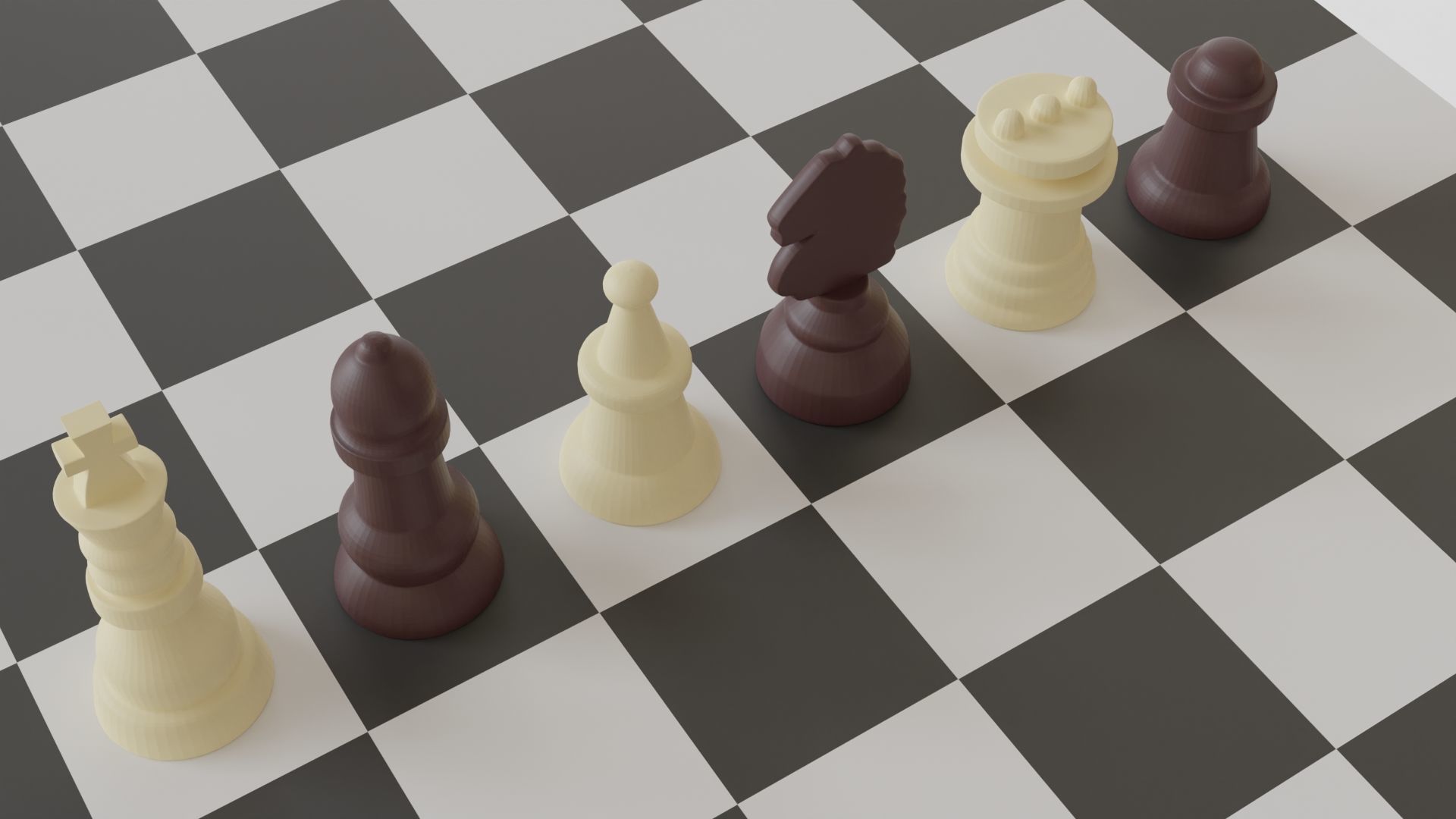 Chinese Chess Set 3D print model_2