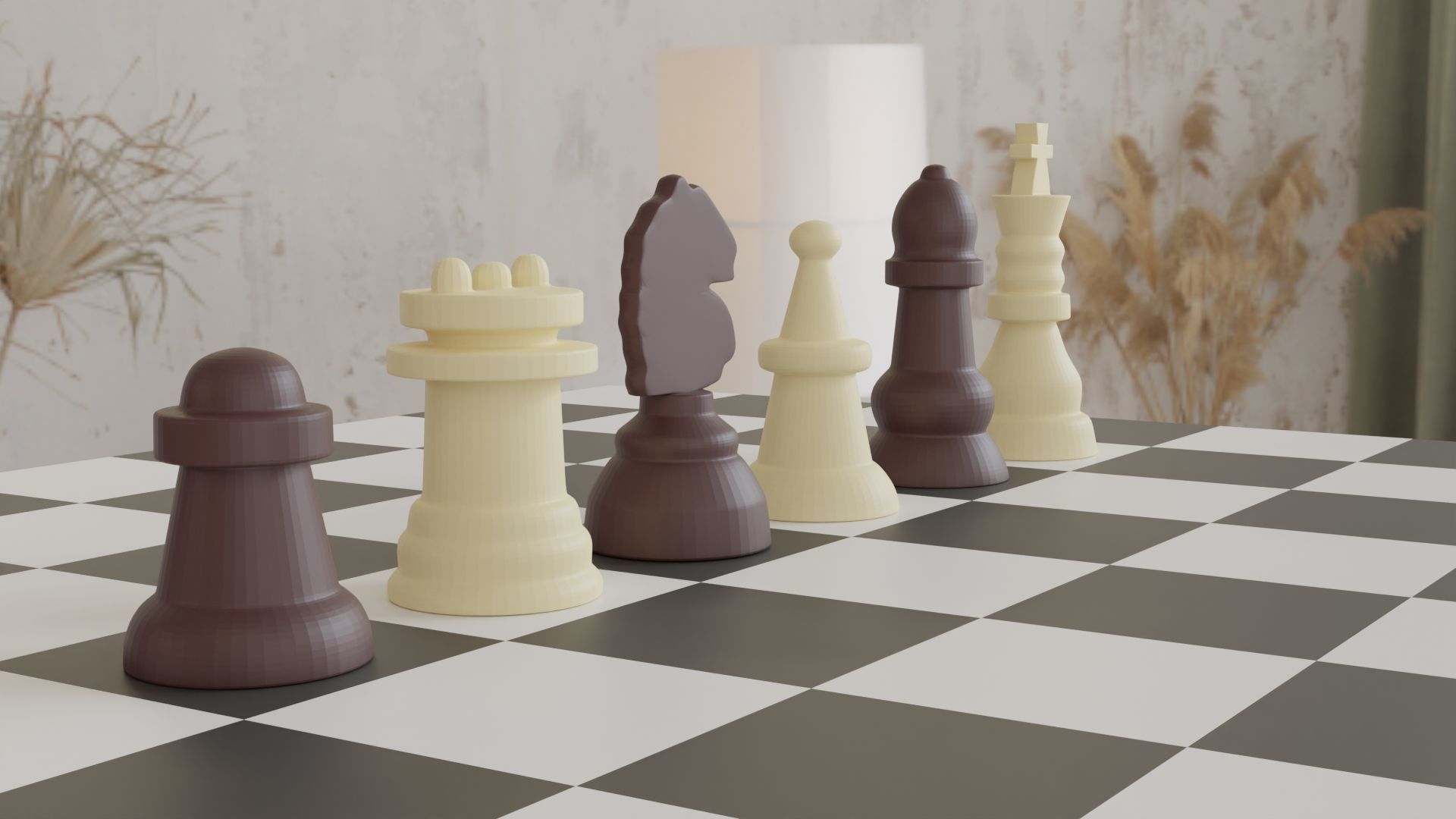 Chinese Chess Set 3D print model_4
