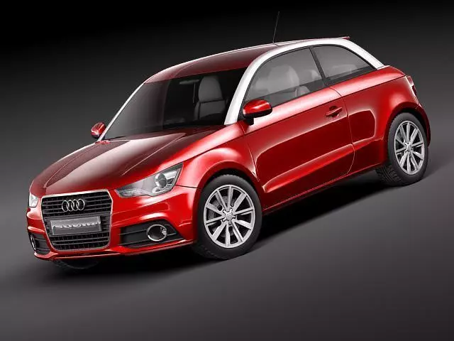 Audi A1 2010 3D model_0