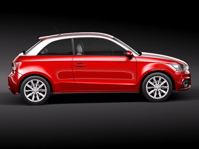 Audi A1 2010 3D model_6