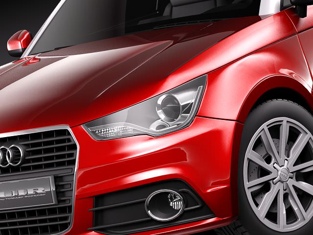 Audi A1 2010 3D model_2