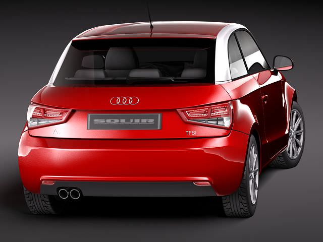 Audi A1 2010 3D model_5