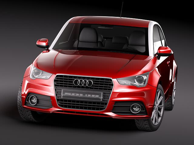 Audi A1 2010 3D model_1
