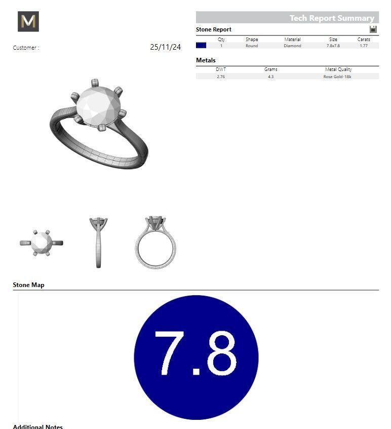 solitaire ring Free 3D model_3