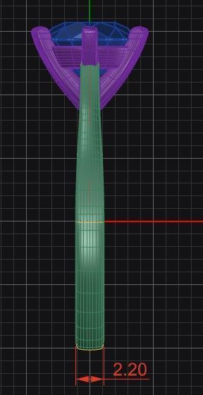 solitaire ring Free 3D model_6