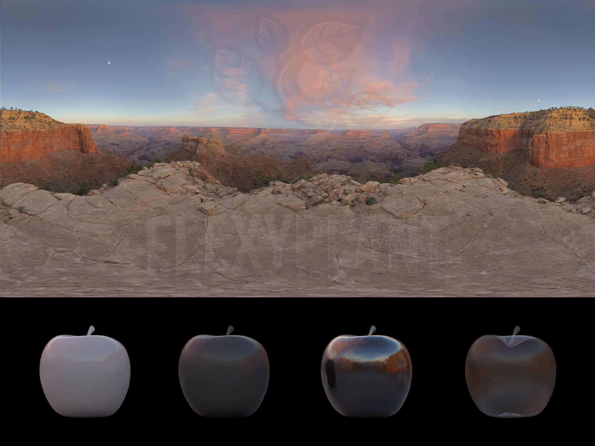 Realistic HDRI 24pcs 12k Grand Canyon Low-poly 3D model_18