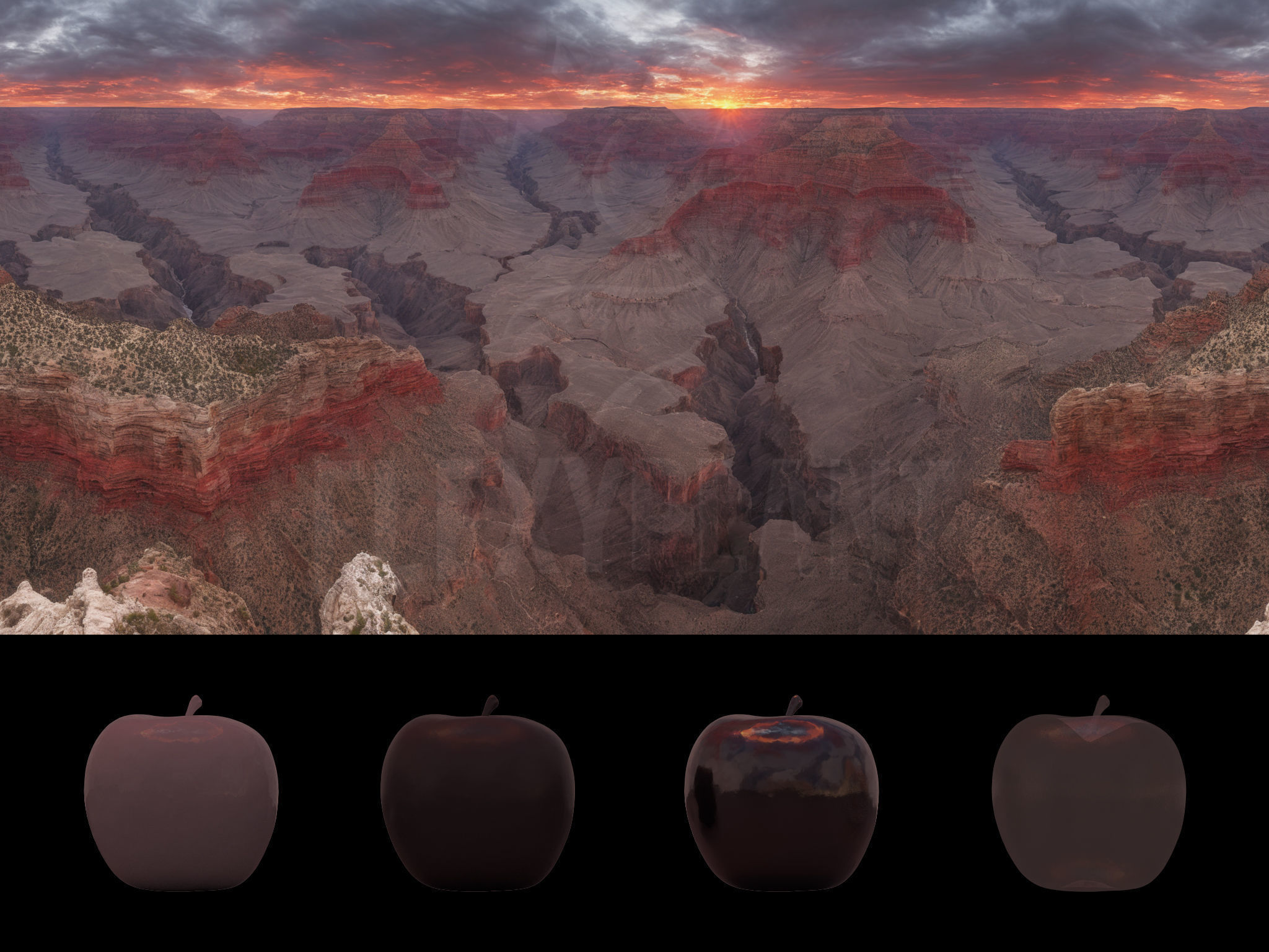 Realistic HDRI 24pcs 12k Grand Canyon Low-poly 3D model_20