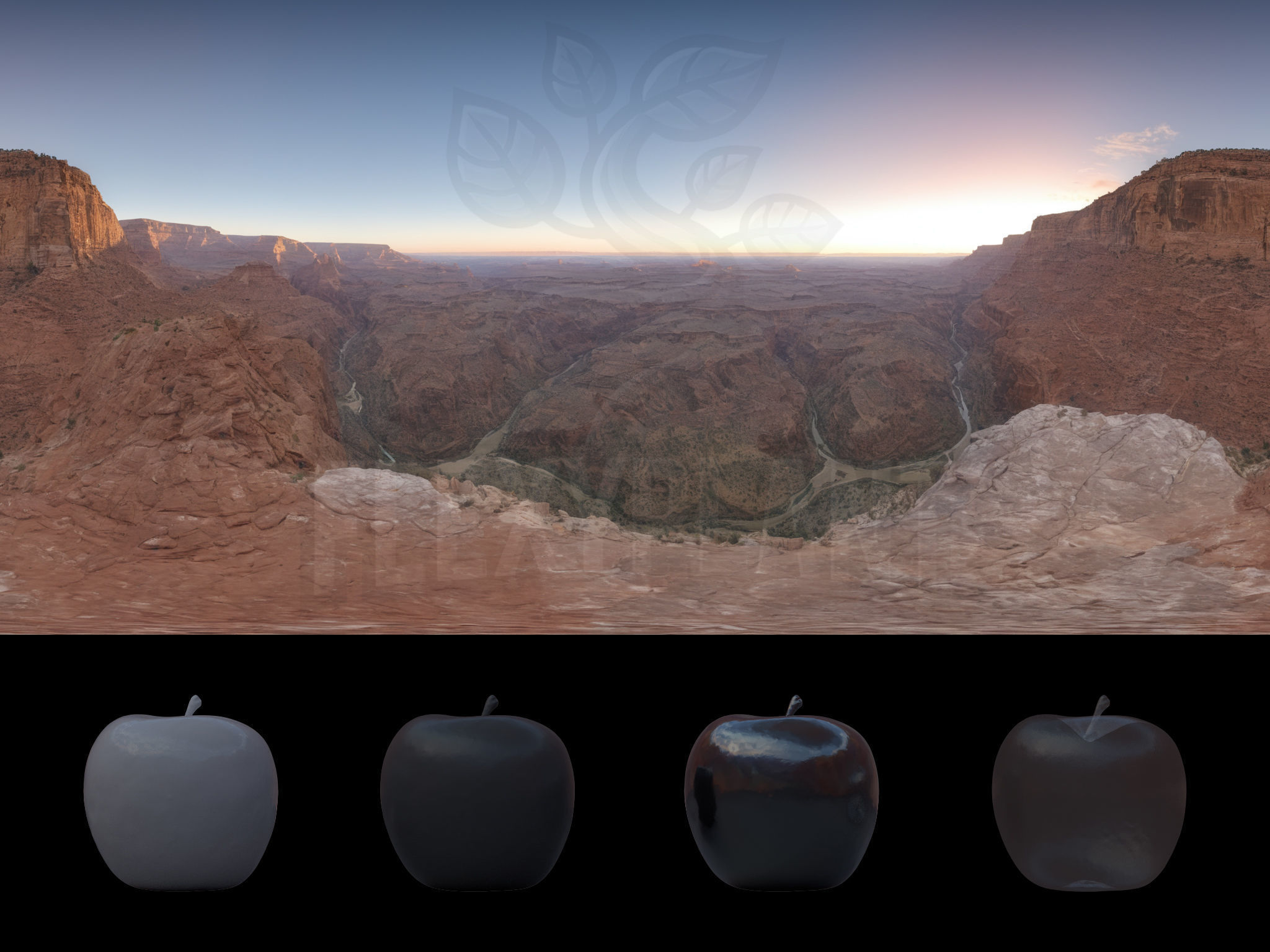 Realistic HDRI 24pcs 12k Grand Canyon Low-poly 3D model_5