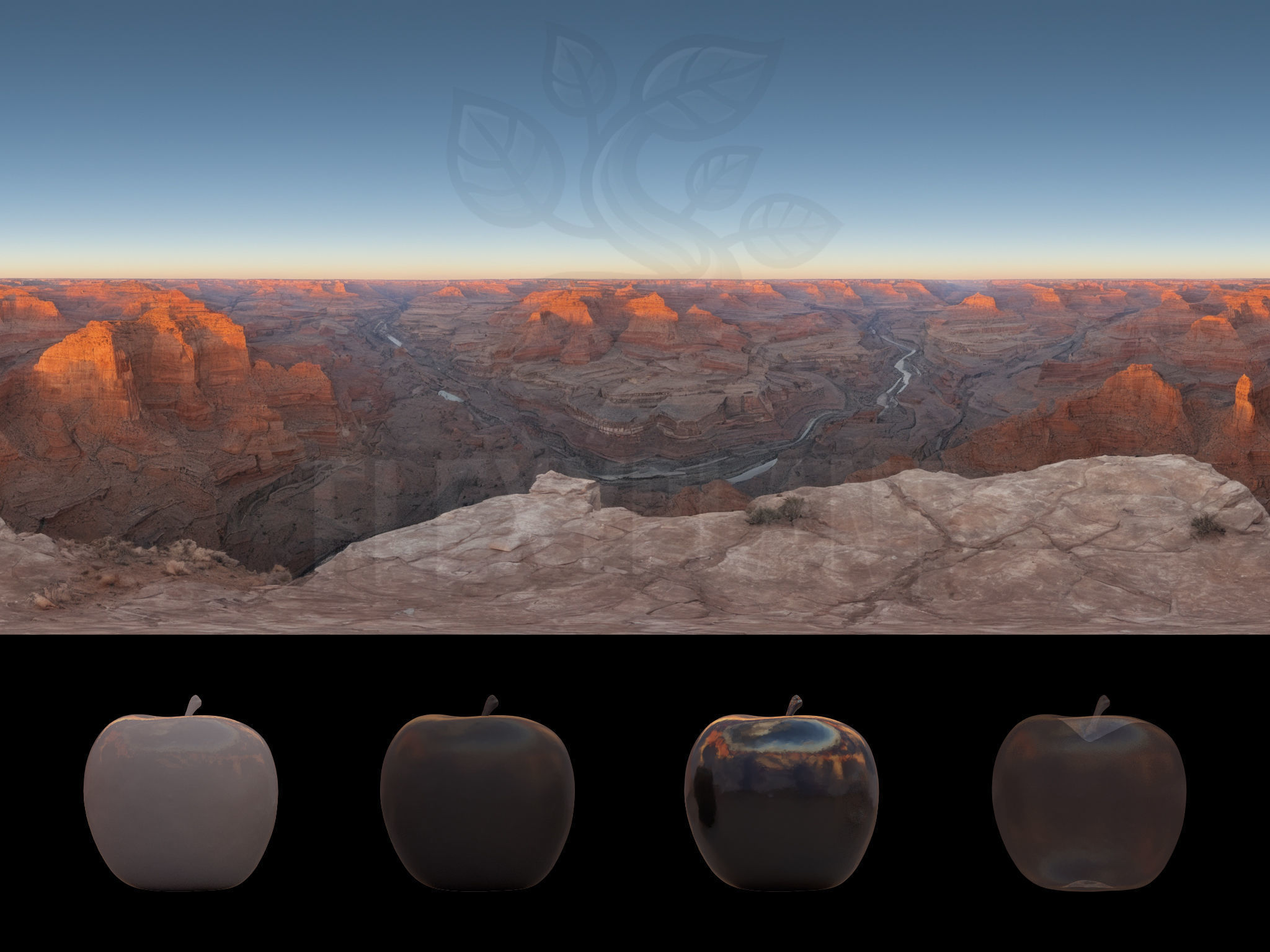 Realistic HDRI 24pcs 12k Grand Canyon Low-poly 3D model_11