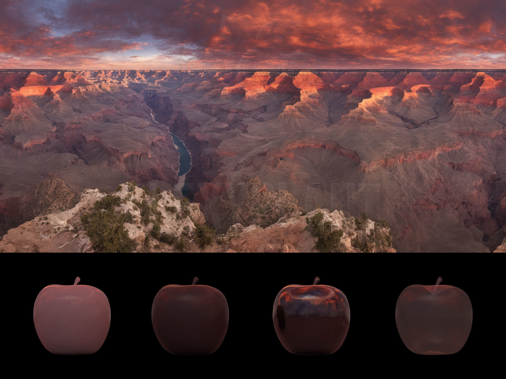Realistic HDRI 24pcs 12k Grand Canyon Low-poly 3D model_21