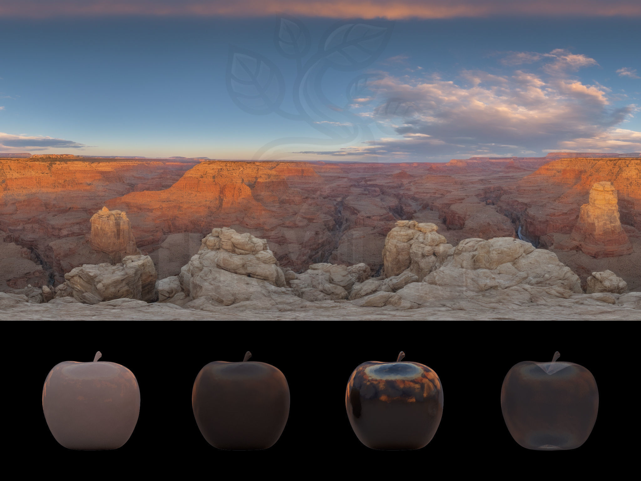 Realistic HDRI 24pcs 12k Grand Canyon Low-poly 3D model_12