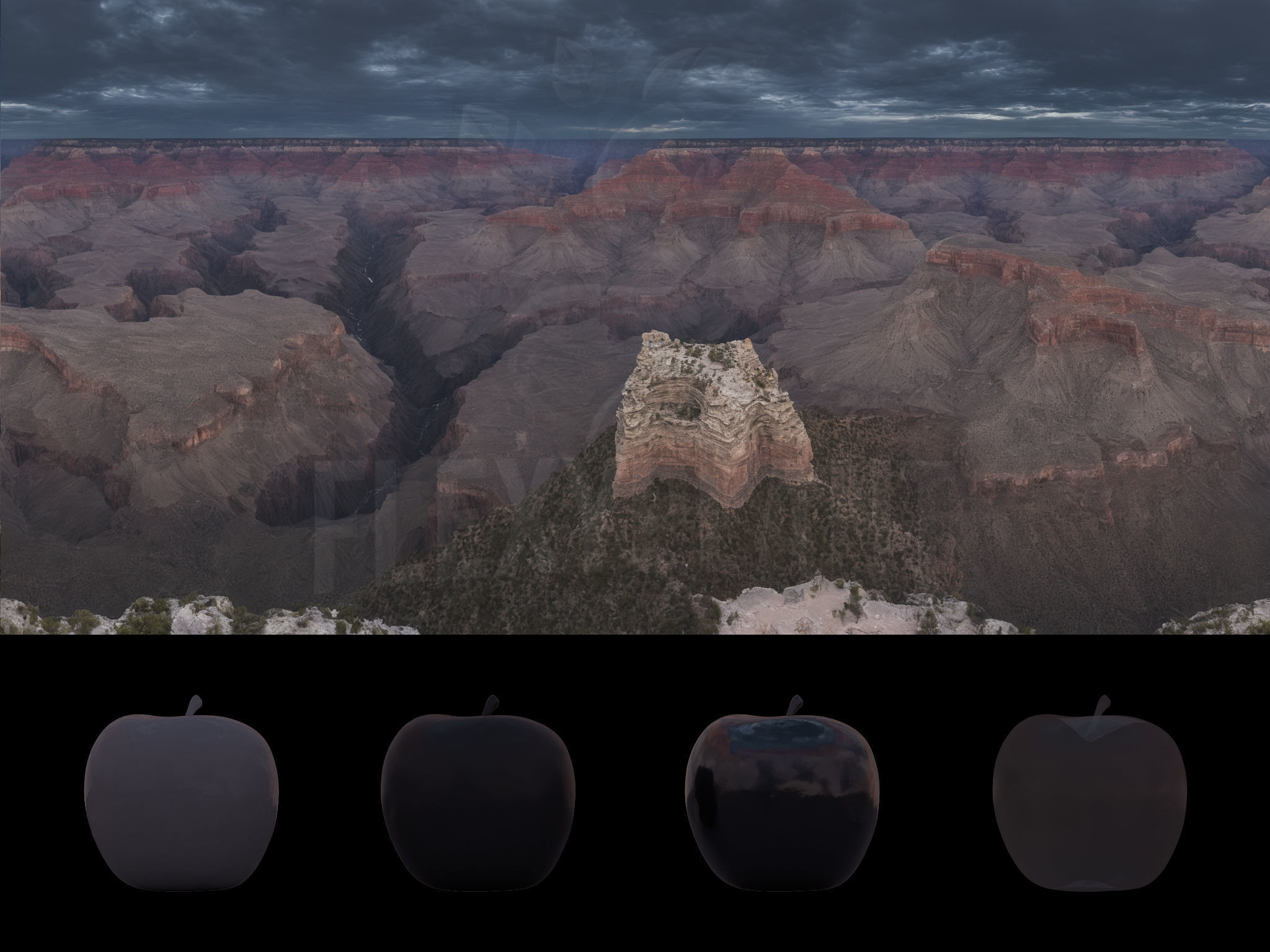 Realistic HDRI 24pcs 12k Grand Canyon Low-poly 3D model_26