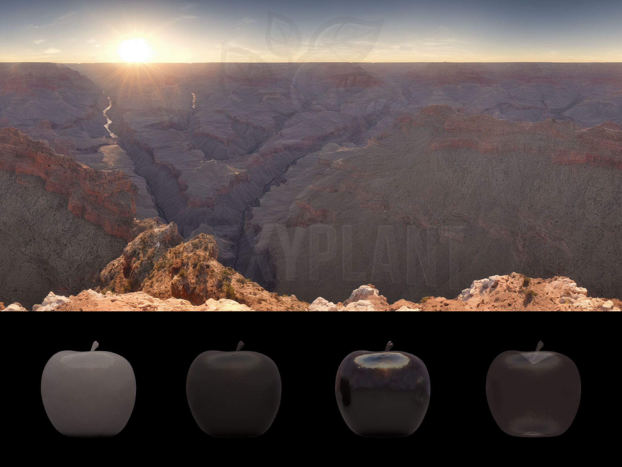 Realistic HDRI 24pcs 12k Grand Canyon Low-poly 3D model_8