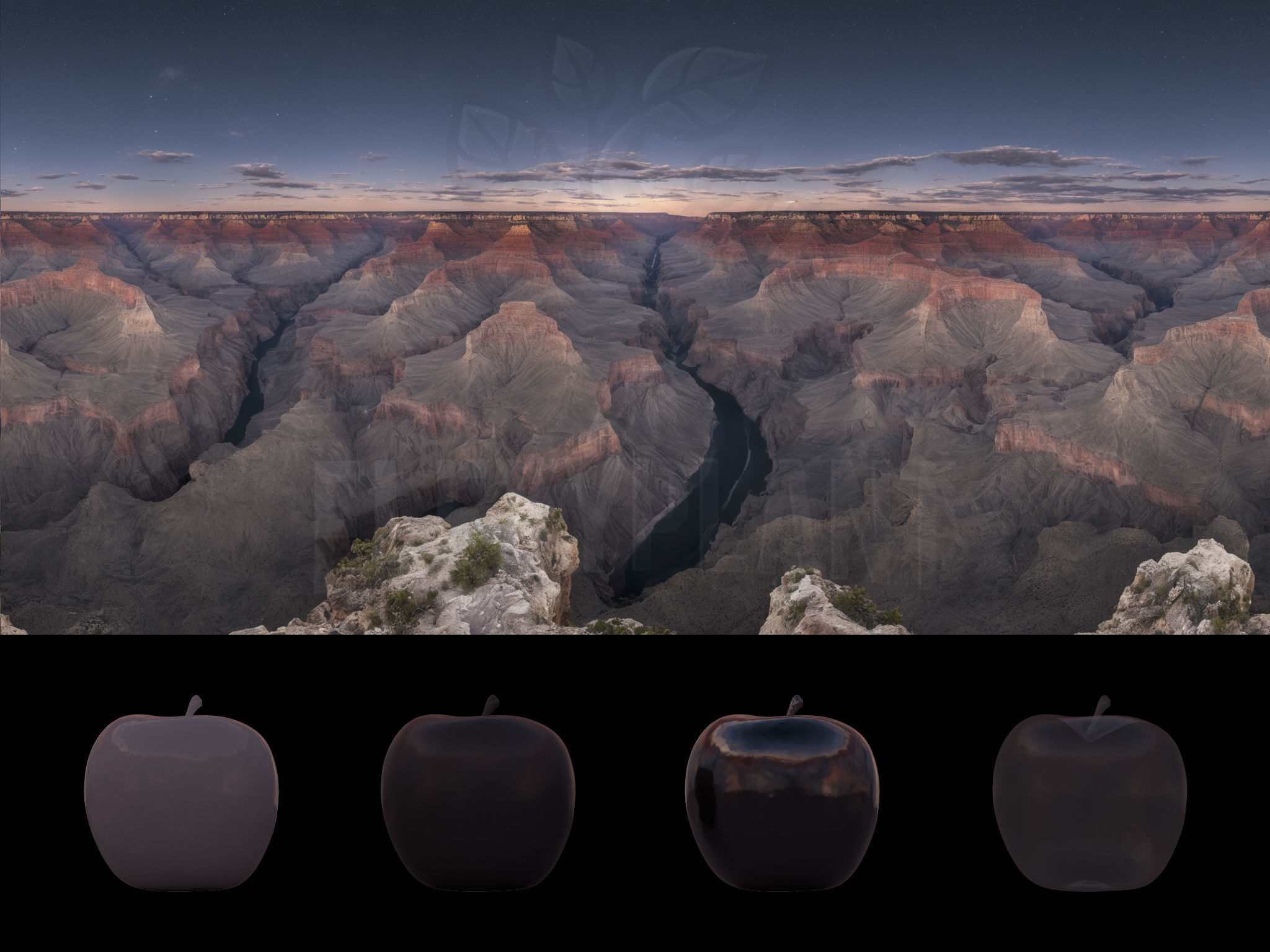Realistic HDRI 24pcs 12k Grand Canyon Low-poly 3D model_23