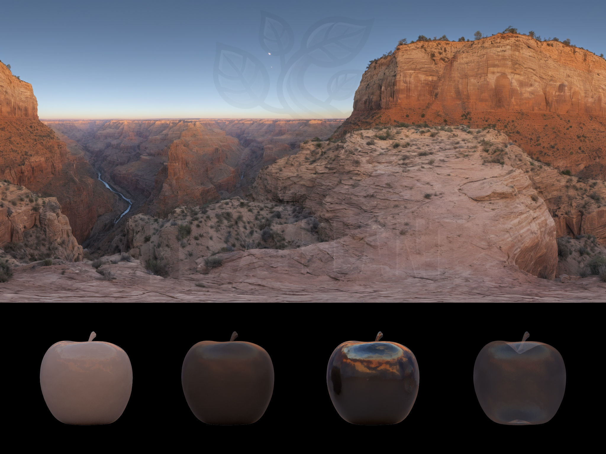 Realistic HDRI 24pcs 12k Grand Canyon Low-poly 3D model_13