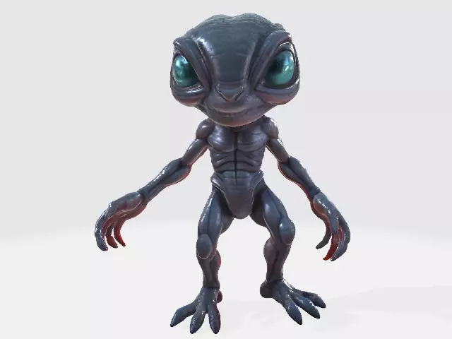 Alien 3D model_0
