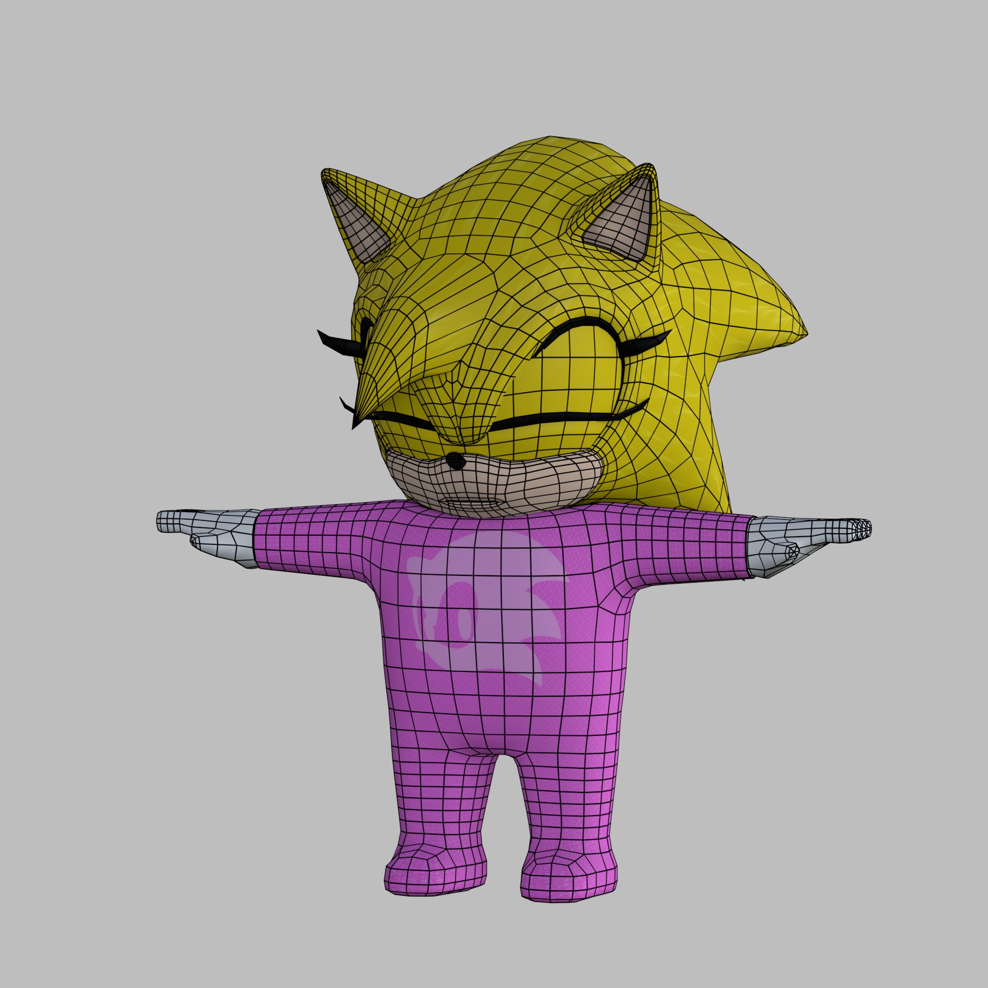 Hedgehog Family Archie Models Low-poly 3D model_7
