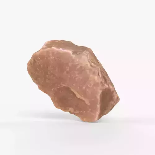 Photorealistic 3D scan of rock stone Low-poly 3D model