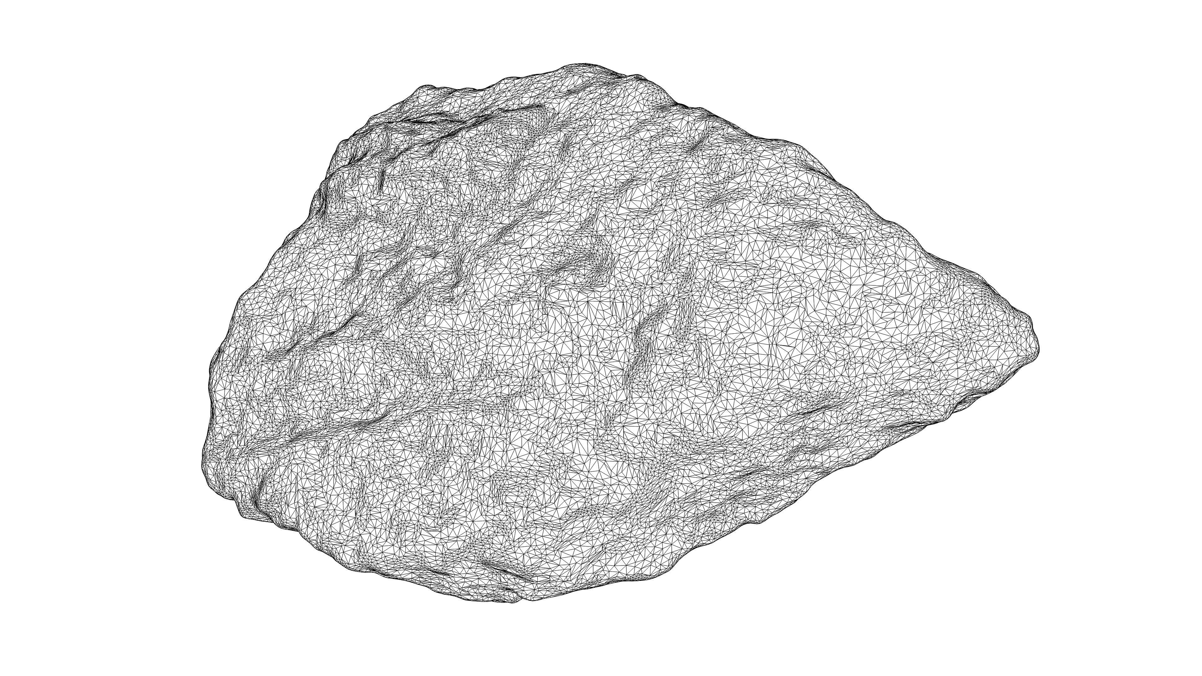 Photorealistic 3D scan of rock stone Low-poly 3D model_22