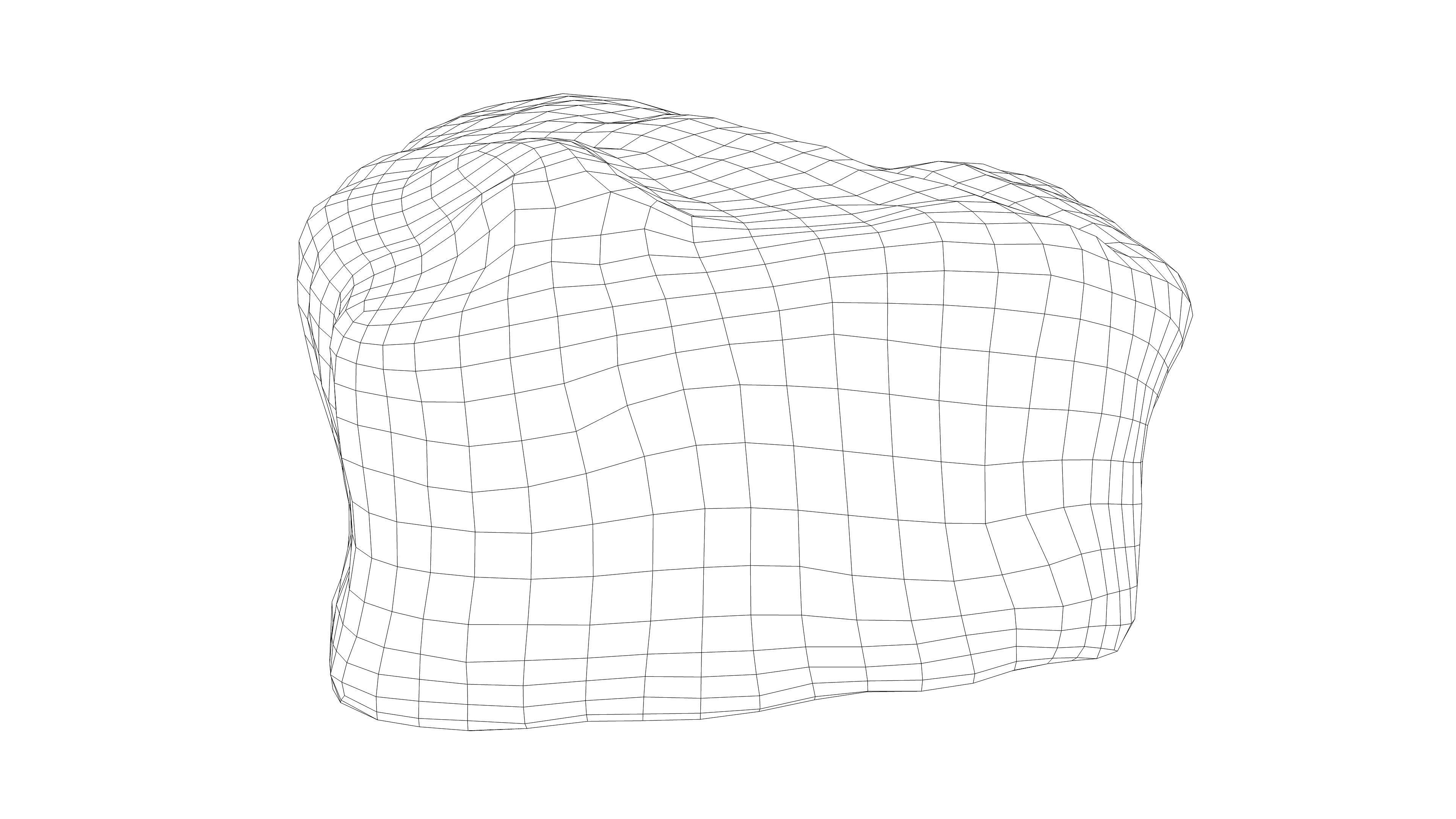 Photorealistic 3D scan of rock stone Low-poly 3D model_3