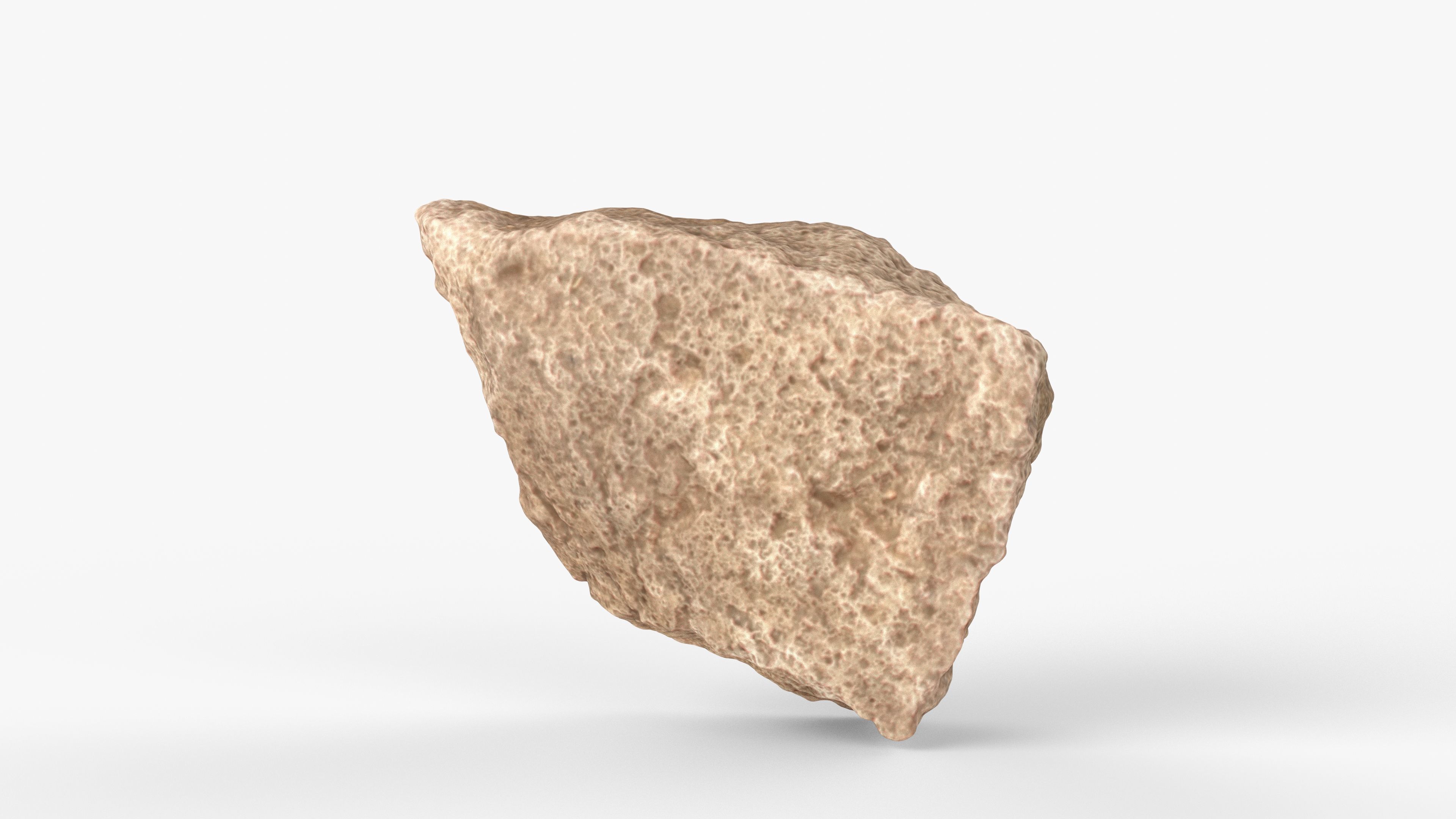 Photorealistic 3D scan of rock stone Low-poly 3D model_12
