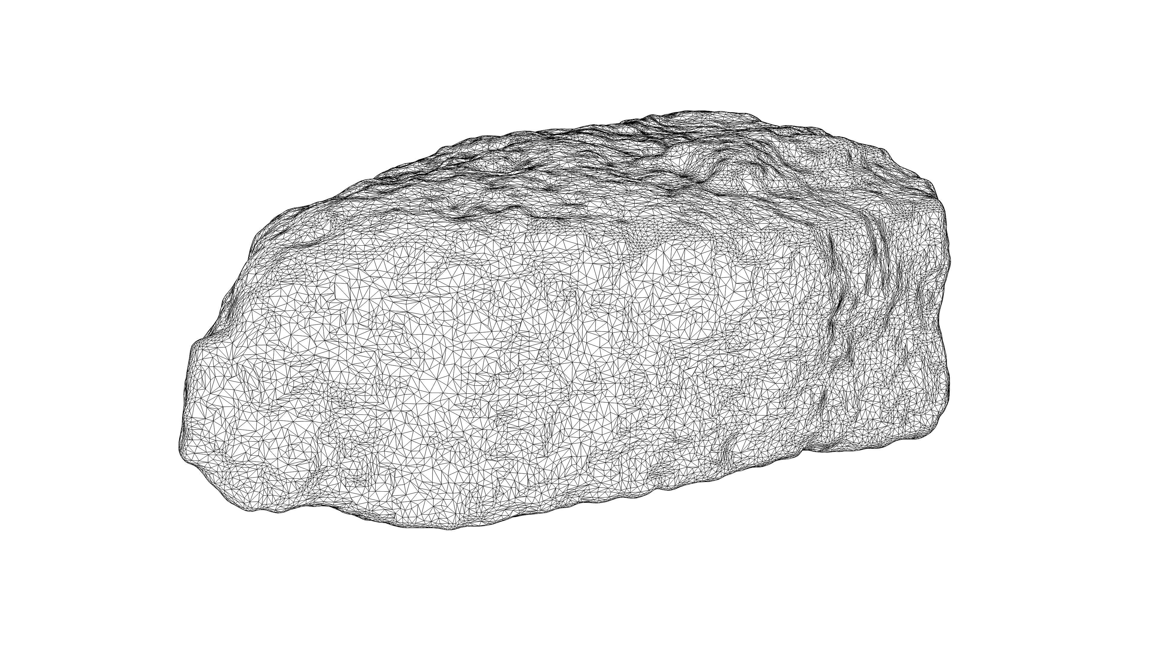 Photorealistic 3D scan of rock stone Low-poly 3D model_24