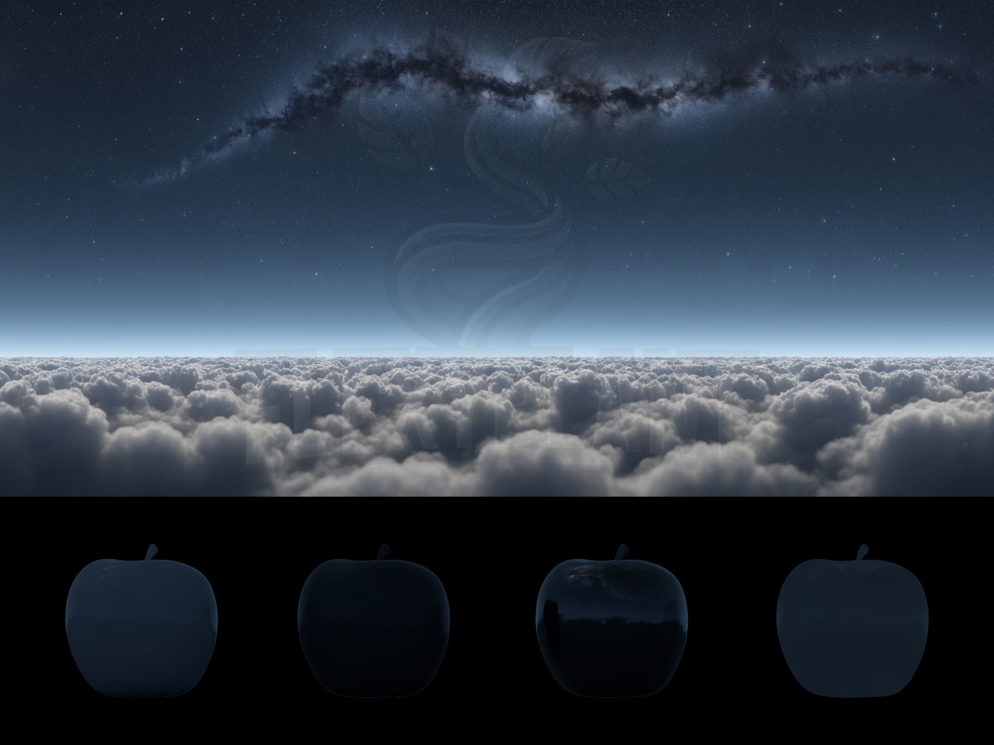 Realistic HDRI 18pcs 12k Sky Cloud Low-poly 3D model_21