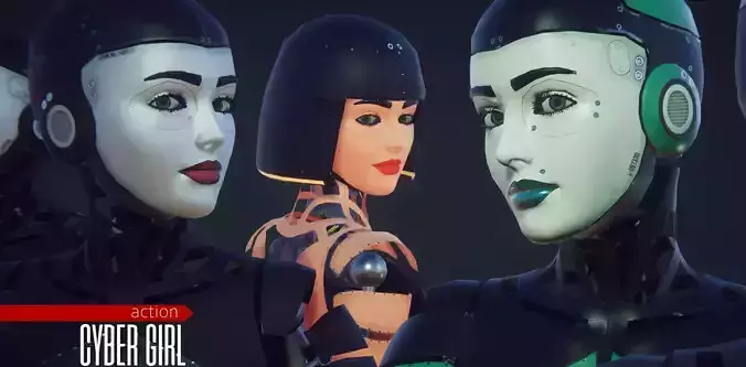 cyberpunk - Cyber Girl