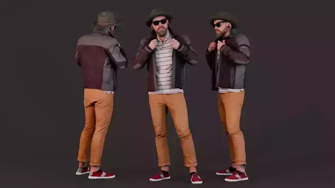 Chic Adventurer - Quilted Jacket Guy