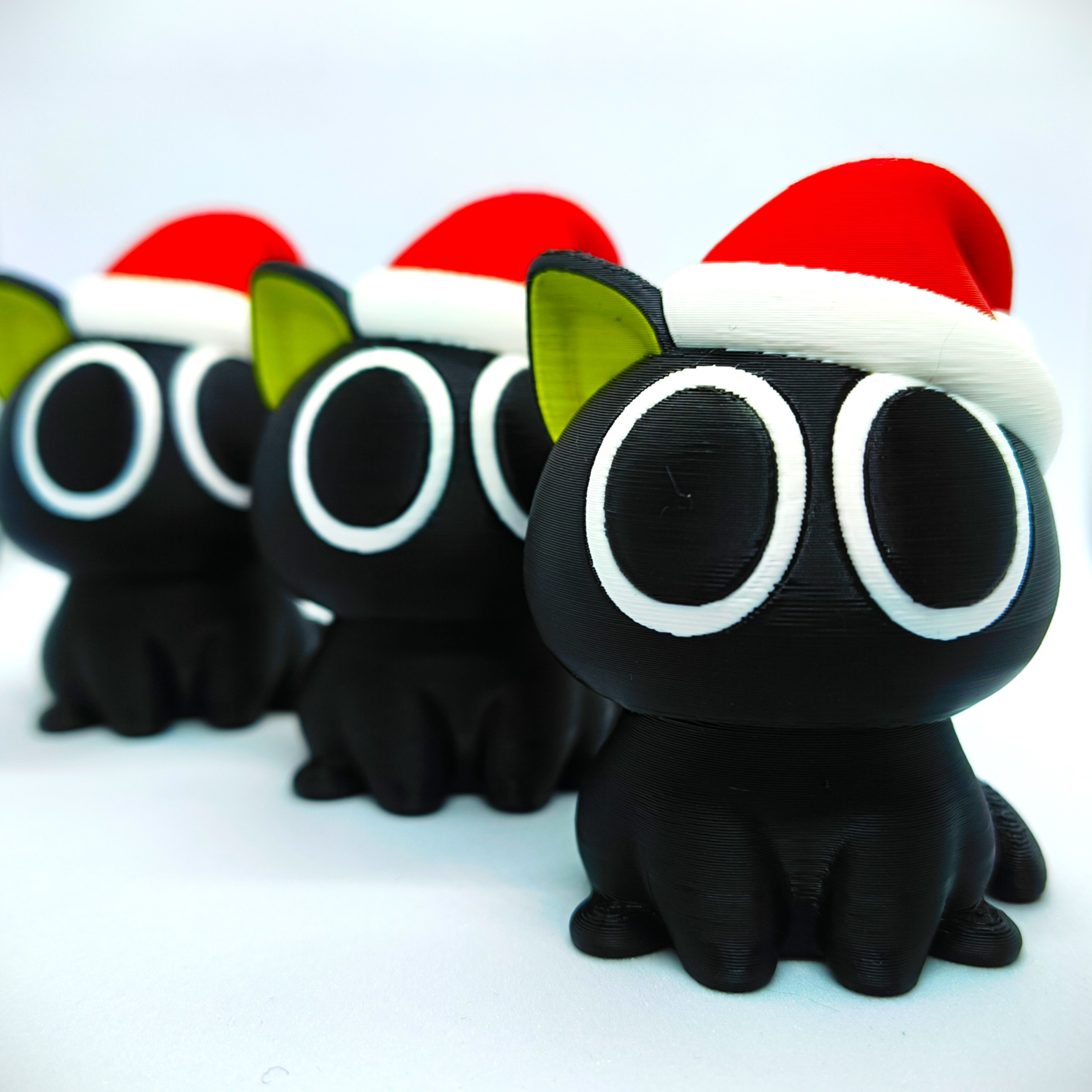 Christmas Special - Cute Little Cat 3D print model_4