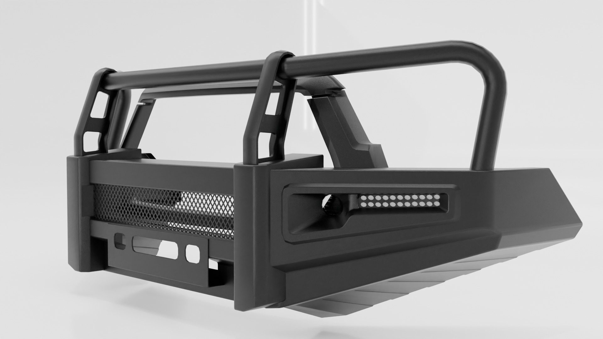 BUMPER CUSTOM FOR TOYOTA HILUX  3D model_3