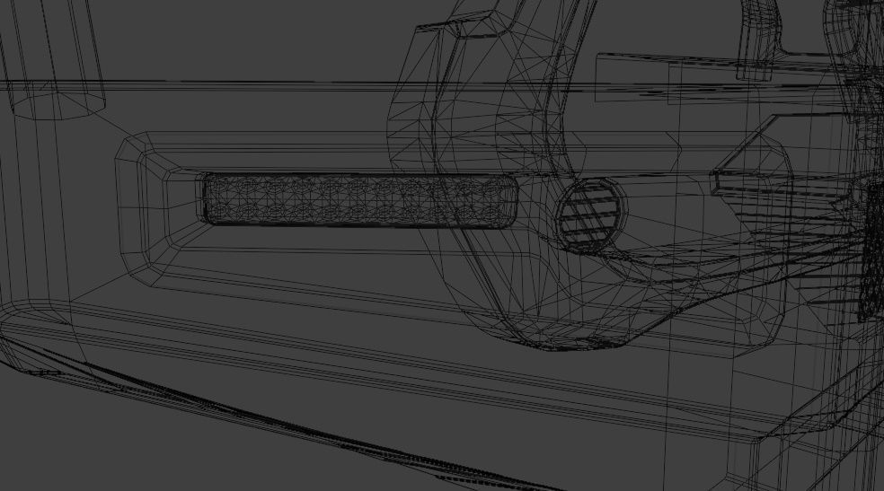 BUMPER CUSTOM FOR TOYOTA HILUX  3D model_13