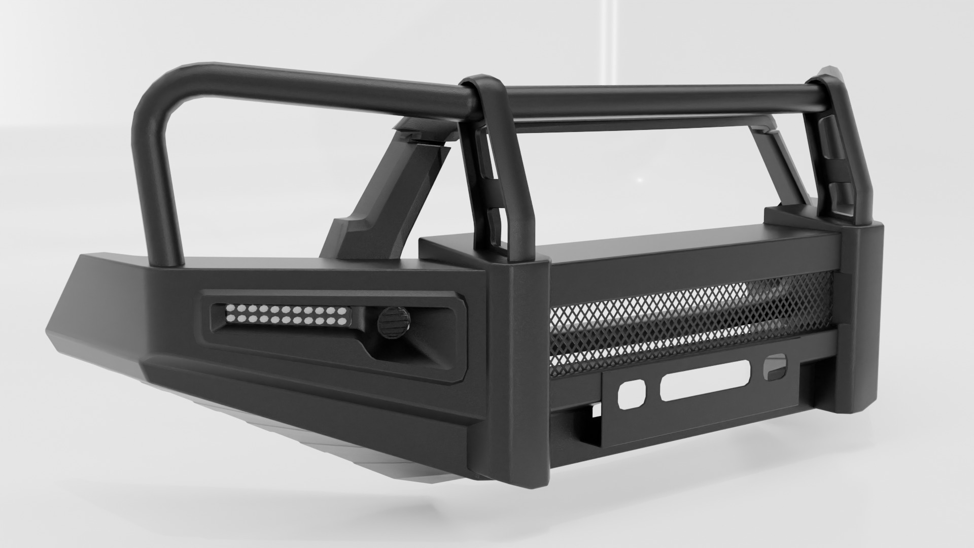 BUMPER CUSTOM FOR TOYOTA HILUX  3D model_1