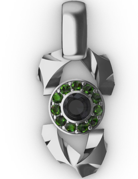 Oculus Eye Pendant Free 3D print model_5