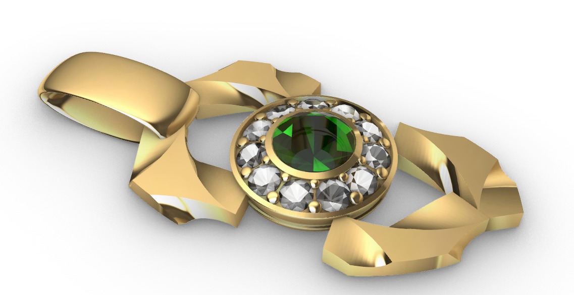 Oculus Eye Pendant Free 3D print model_2