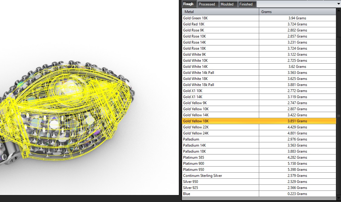 hiphop evil eye chain 3D print model_9
