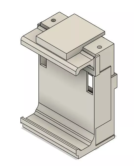 Phone Holder With Compression Spring 3D print model