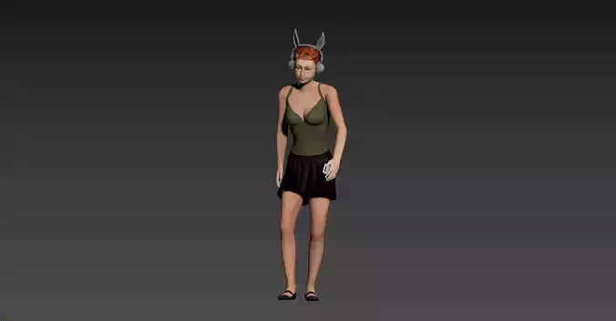 Female Character - Animated