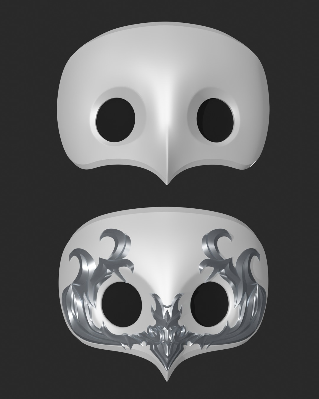 Final Fantasy XIV - Ancients Mask - The Watchers Mask 3D print model_1