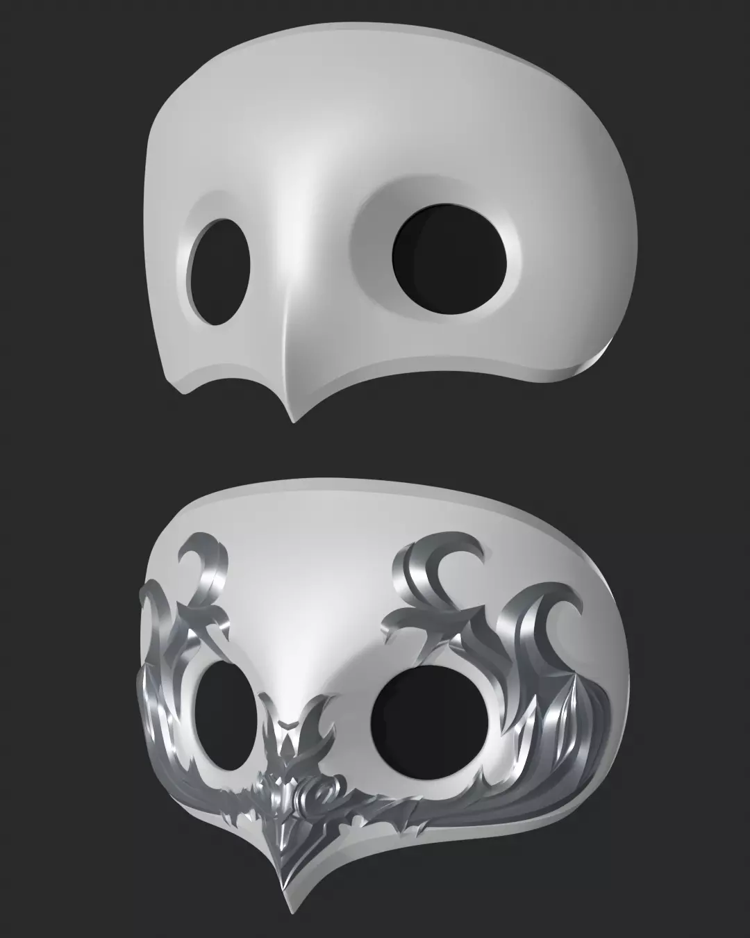 Final Fantasy XIV - Ancients Mask - The Watchers Mask 3D print model_0