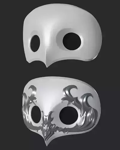 Final Fantasy XIV - Ancients Mask - The Watchers Mask 3D print model
