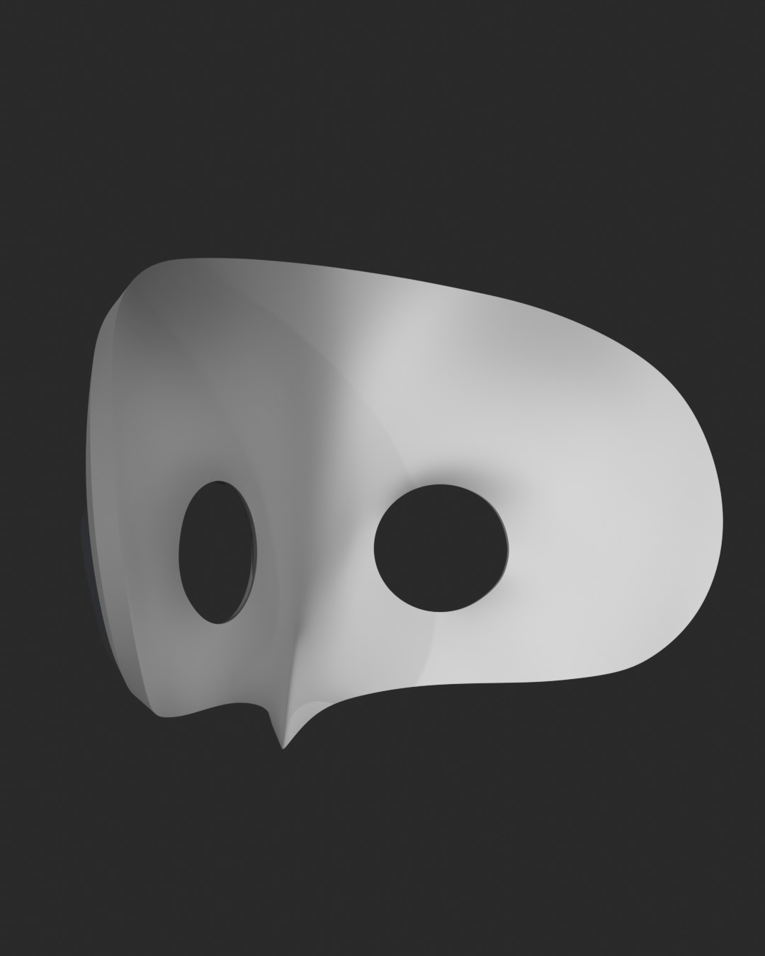 Final Fantasy XIV - Ancients Mask - The Watchers Mask 3D print model_5