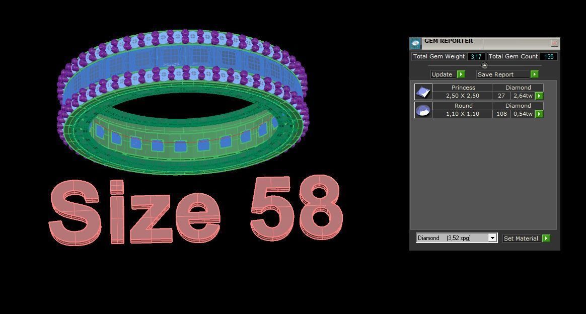 tamtur yuzuk 3D print model_5
