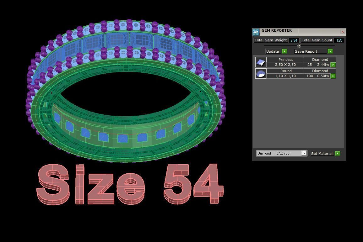tamtur yuzuk 3D print model_4