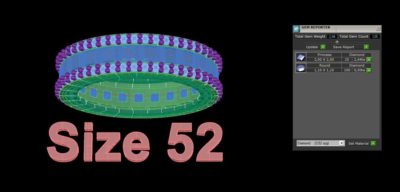 tamtur yuzuk 3D print model_7