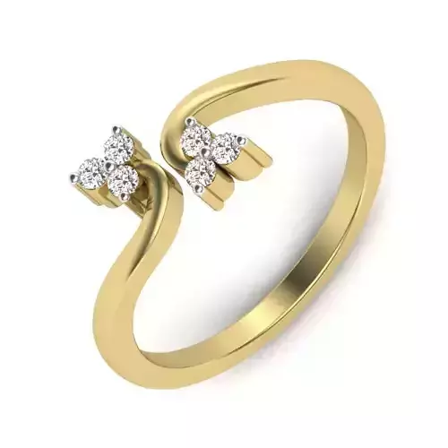 Women Diamond Ring 3dm STL  Render Details - PR-188 DIA