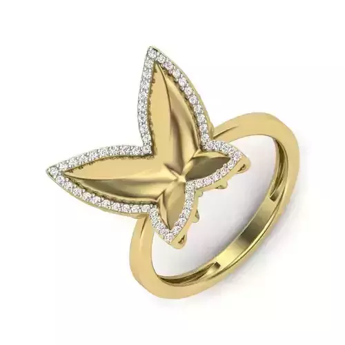 Women Diamond Ring 3dm STL  Render Details - PR-190 DIA